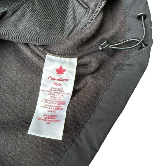 Canadian Geographic Sweater Jacket 1/2 Zip Pullover Mens Medium Fleece Black - Picture 5 of 6